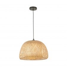 BALI Raffia Twine Dome Ceiling Pendant