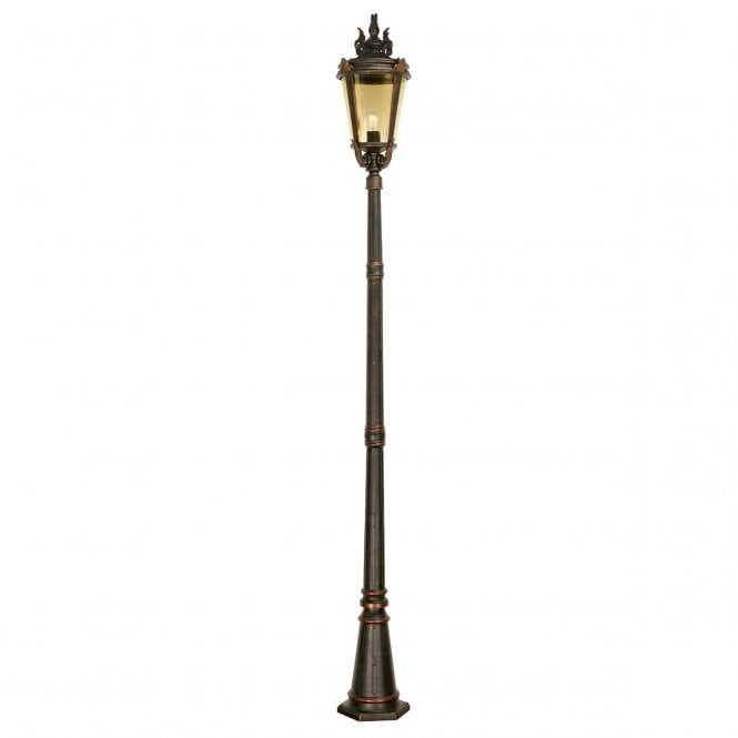 BALTIMORE large traditional garden lamp post light