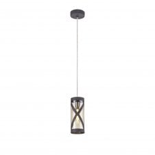 BANDEAU Matt Grey/Polished Chrome/Cognac Ceiling Pendant
