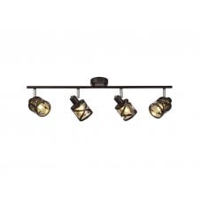 Bronze/Chrome/Amber 4 Lt SpotLight Bar 