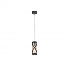 BANDEAU Oiled Bronze/Polished Chrome/Amber Ceiling Pendant
