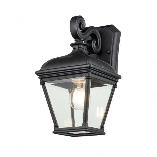 BAYVIEW Medium Wall Lantern Aluminium, Clear Bevelled Glass