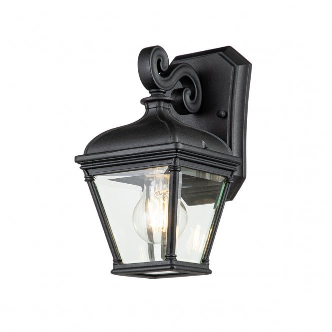 BAYVIEW Small Wall Lantern Aluminium, Clear Bevelled Glass