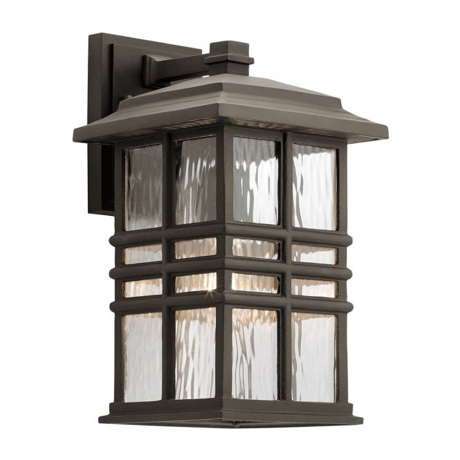 BEACON Square Large Outdoor Wall Lantern Bronze
