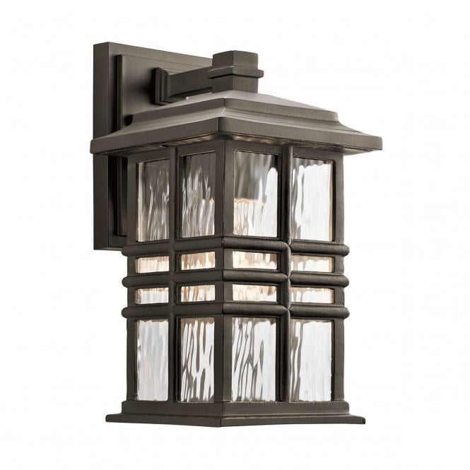 BEACON Square Small Outdoor Wall Lantern Bronze