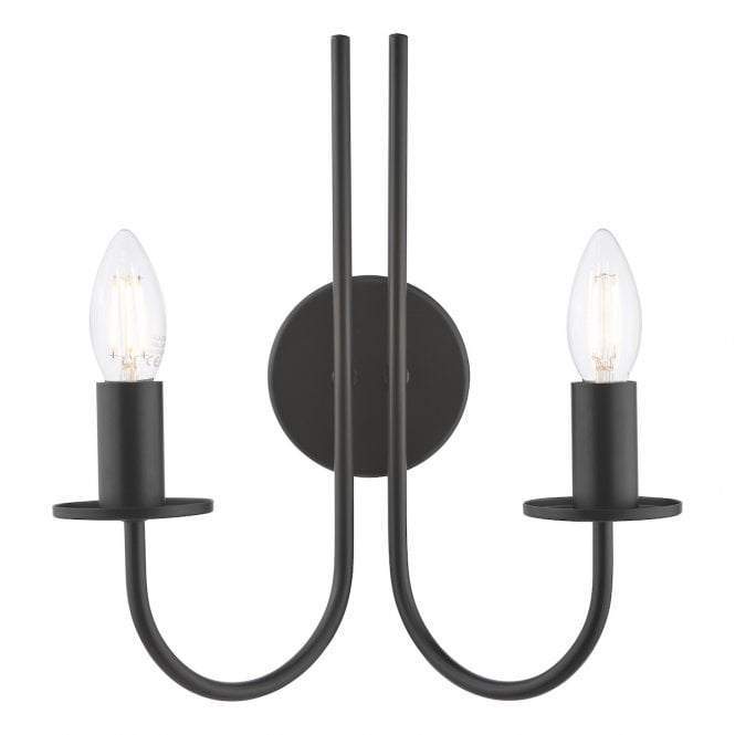Becca Wall Light in Matt Black (Bracket Only)