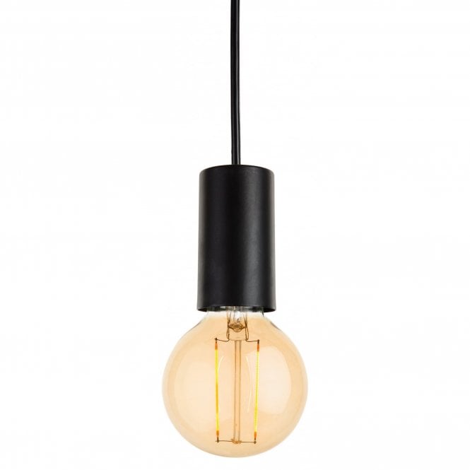 BERKELEY contemporary black ceiling pendant with LED bulb