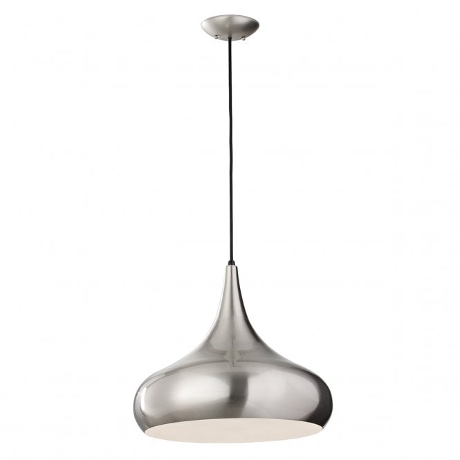 BESO contemporary brushed steel ceiling pendant
