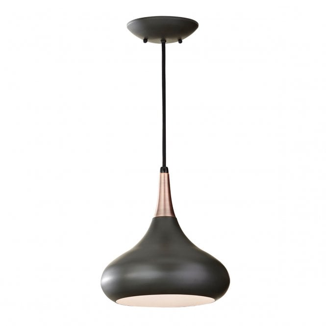 BESO retro style dark bronze ceiling pendant light - medium