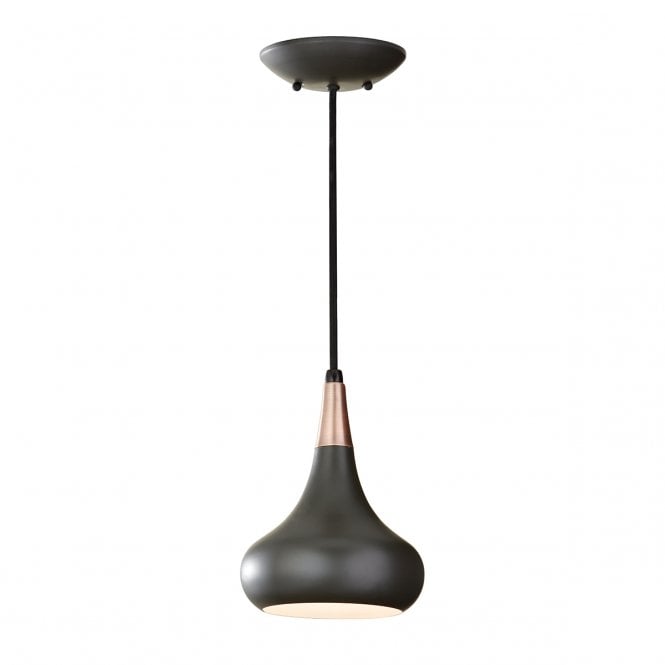 BESO retro style dark bronze ceiling pendant light (small)