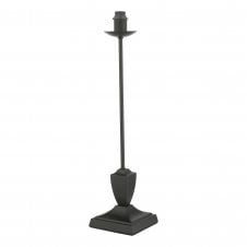 Tall Buffet Style Slim Table Base Lamp | Satin Black
