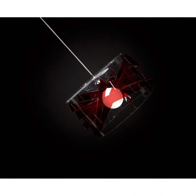 BIBANG modern Italian red ceiling pendant light *One left*