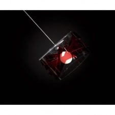 Red and Clear Acrylic Ceiling Pendant 