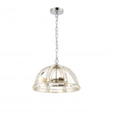 BIJOU Medium Dome Pendant | 3 Light E27 | Polished Nickel | Handcrafted