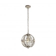 BIJOUX Orb crystal ceiling pendant in polished nickel small