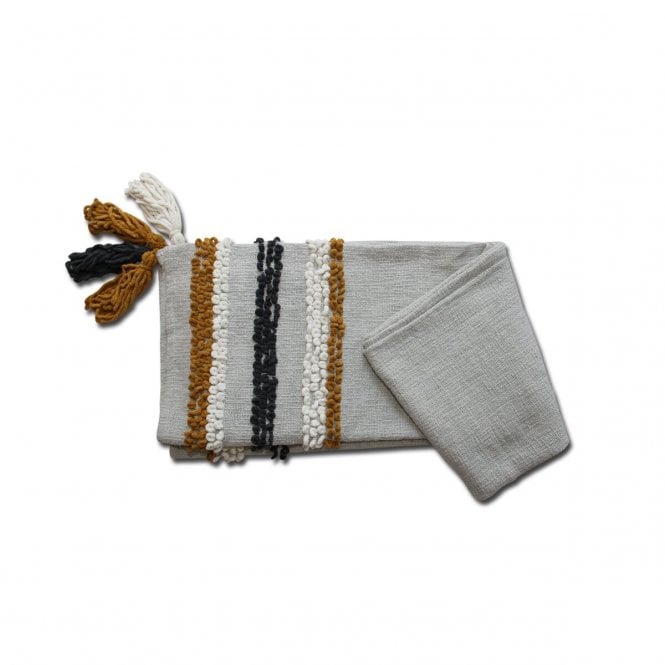 BLISS Light Grey Throw