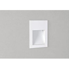 BORGO LED Recessed Step Marker Wall Light White with 3 year electrical warranty