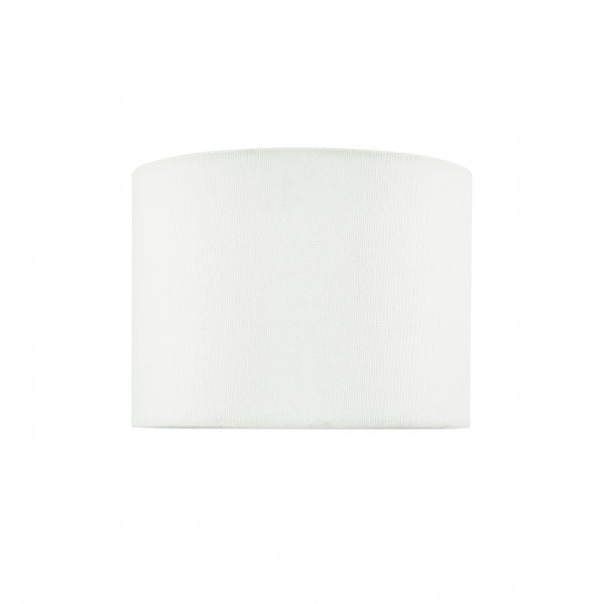 BORIS White Cotton Drum Shade 20cm