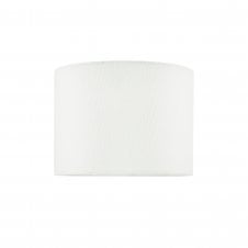 BORIS White Cotton Drum Shade 20cm