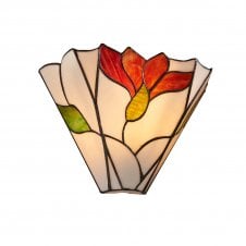 Double insulated Tiffany wall light 