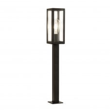 matte black outdoor bollard light