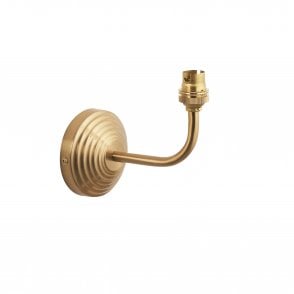Brass Obelisk Arc Wall Light (Fitting Only)
