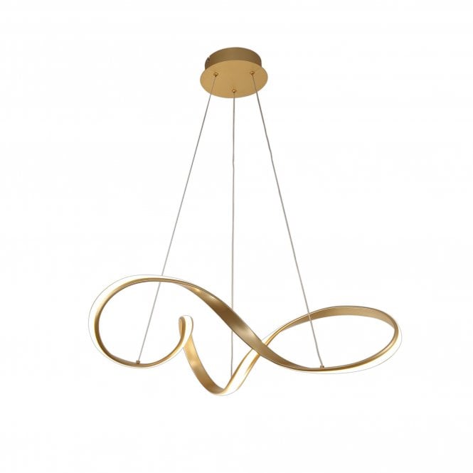 BRENT Dimmable Large Pendant | matt Gold | 3yrs Warranty
