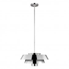 BRISBIN polished nickel tiered ceiling pendant light