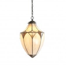 Art Deco Tiffany Glass pendant lantern