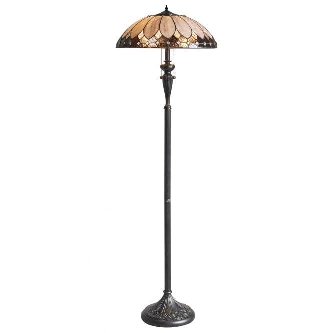 BROOKLYN Tiffany Art Deco standard floor lamp