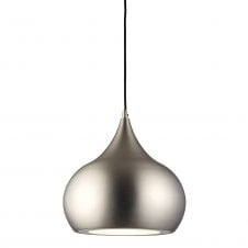 BROSNAN matte nickel LED ceiling pendant