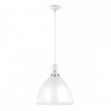 BRYNNE modern LED ceiling pendant in white with chrome and brass fitters
