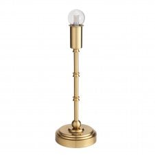 aged brass rechargeable table lamp
