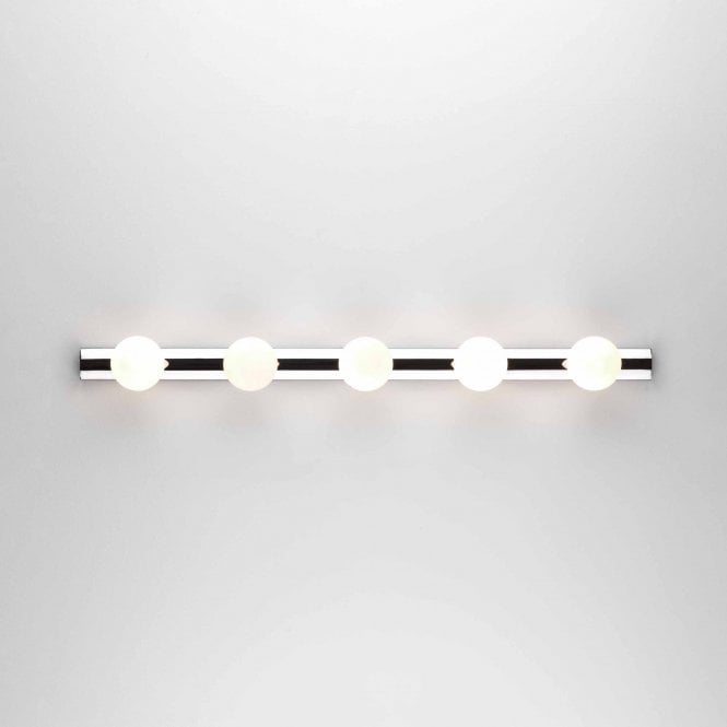 CABARET 5 Light Bathroom Wall Light in Chrome