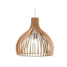 CADIZ Pendant in Slated Natural Wood