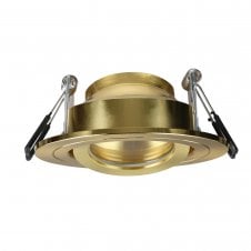 Brass bathroom down light