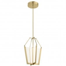 CALTERS Medium LED Pendant in Champagne Gold