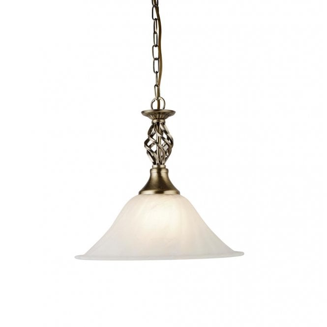 CAMEROON antique brass ceiling pendant light