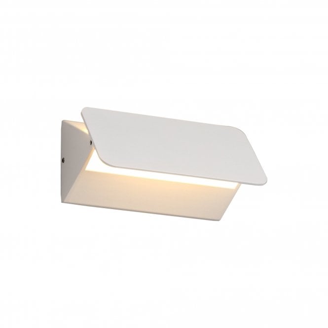 CARA outdoor LED wall washer light in sand white with adjustable shade with 3 year warranty
