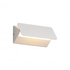 CARA outdoor LED wall washer light in sand white with adjustable shade with 3 year warranty