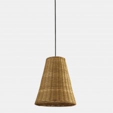 Rattan ceiling pendant light