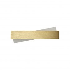 CARYS LED brushed gold and frosted finish wall light with 3 year warranty