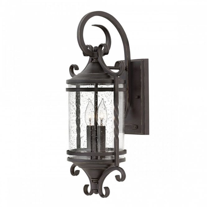CASA 2 Light Wall Lantern Olde Black | Exterior light IP44