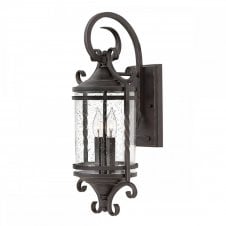 CASA 2 Light Wall Lantern Olde Black | Exterior light IP44