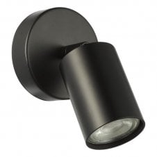 Cawley Single Spotlight Wall Light Matte Black