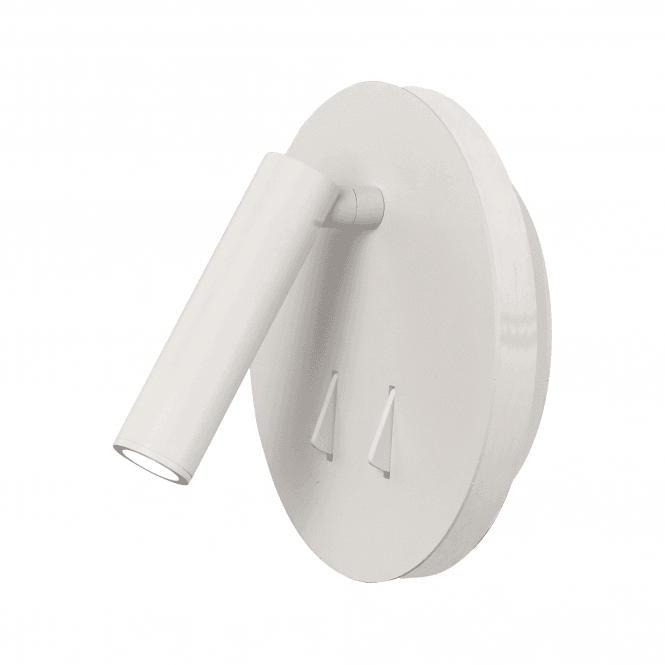 CAYMAN dual lit modern white LED wall light