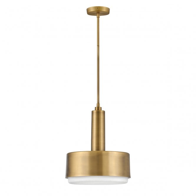 Cedric Ceiling Pendant in Lacquered Brass