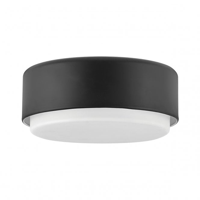 Cedric Flush Mount Ceiling Light in Black