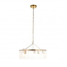 modern glass drum pendant light