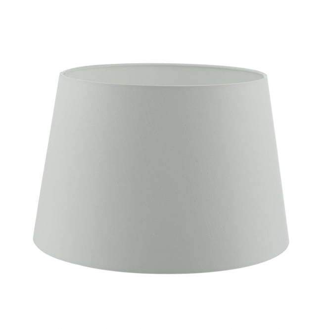 Cezanne French Tapered Drum Faux Silk Shade in Porcelain White - 35cm